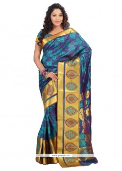 Specialised Blue Traditional Saree