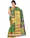 Invaluable Green Designer Traditional Saree