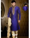 Gorgeous Look Blue Art Silk Kurta Pajama