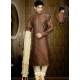 Outstanding Brown Art Silk Kurta Pajama