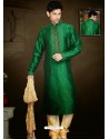 Designer Green Art Silk Kurta Pajama