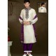 Amazing Off White Art Silk Kurta Pajama