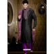 Classy Touch Black Art Silk Kurta Pajama