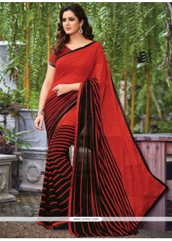 Mystic Print Work Casual Saree