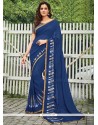 Preferable Navy Blue Casual Saree