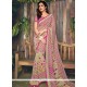 Multi Colour Print Work Georgette Casual Saree