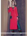 Pleasance Cotton Print Work Party Wear Kurti