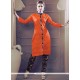 Remarkable Orange Party Wear Kurti