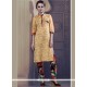 Print Cotton Party Wear Kurti In Cream