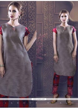 Brilliant Cotton Party Wear Kurti