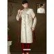 Gorgeous Off White Banarasi Sherwani