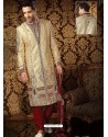 Radiant Banarasi Silk Sherwani