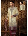 Fab banarasi silk sherwani