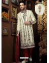 Splendid banarasi Giccha Silk Sherwani