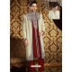 Traditional Cream Banarasi Sherwani Suit