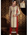 Smoldering Cream Sherwani