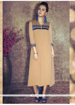 Stunning Georgette Embroidered Work Designer Kurti