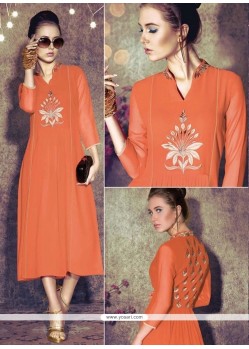 Voluptuous Embroidered Work Designer Kurti