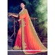 Dazzling Faux Chiffon Embroidered Work Designer Traditional Saree