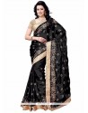 Especial Black Patch Border Work Classic Saree