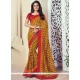 Blissful Print Work Multi Colour Georgette Printed Saree