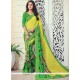 Exciting Multi Colour Print Work Printed Saree