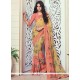 Spellbinding Print Work Georgette Printed Saree