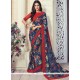 Perfect Print Work Georgette Printed Saree