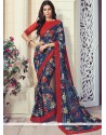 Perfect Print Work Georgette Printed Saree