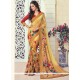 Beauteous Georgette Multi Colour Printed Saree