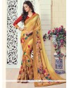 Beauteous Georgette Multi Colour Printed Saree