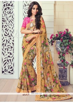 Incredible Georgette Printed Saree