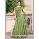 Pristine Green Jacquard Lehenga Choli