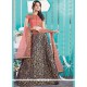 Vivid Jacquard Pink Lehenga Choli