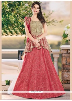 Pristine Rose Pink Lehenga Choli