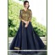 Sensational Art Silk Navy Blue Lehenga Choli