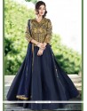 Sensational Art Silk Navy Blue Lehenga Choli