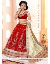 Sunshine Patch Border Work A Line Lehenga Choli