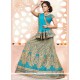 Sightly Resham Work Silk Lehenga Choli