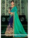 Urbane Georgette Designer Half N Half Saree