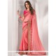 Paramount Chiffon Satin Embroidered Work Designer Traditional Saree