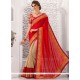 Tiptop Art Silk Red Traditional Designer Saree