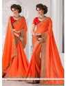 Voluptuous Bhagalpuri Silk Embroidered Work Classic Designer Saree