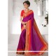 Majestic Art Silk Patch Border Work Classic Designer Saree