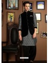 Fashionable Banarasi Jacket Style Kurta Pajama