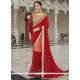 Festal Embroidered Work Designer Traditional Saree