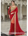 Festal Embroidered Work Designer Traditional Saree