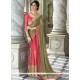 Fetching Lace Work Designer Half N Half Saree