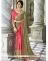 Fetching Lace Work Designer Half N Half Saree