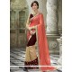 Amazing Georgette Brown Classic Designer Saree